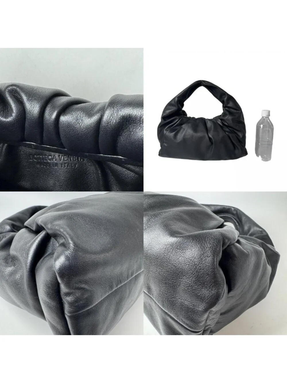 Bottega Veneta the Shoulder Pouch Gathered One Handbag Leather